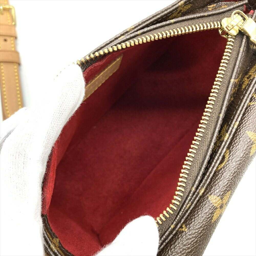 LOUIS VUITTON Brown Monogram Canvas Shoulder Bag - Picture 7 of 10
